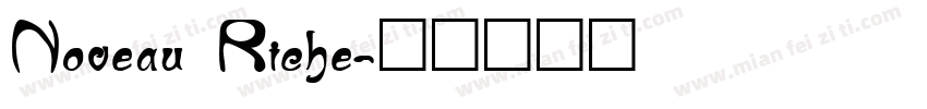 Noveau Riche字体转换